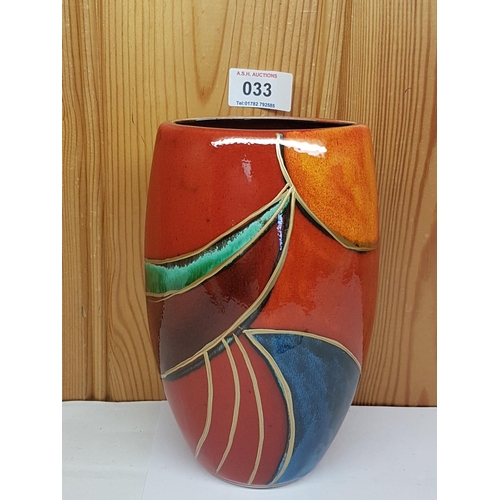 33 - ANITA HARRIS ART POTTERY DECO VASE