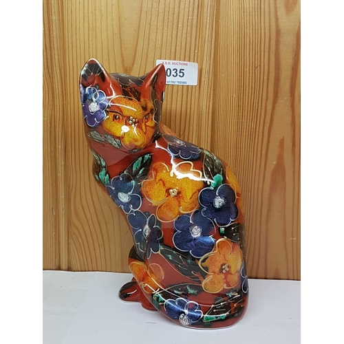 35 - ANITA HARRIS ART POTTERY MODEL OF A CAT