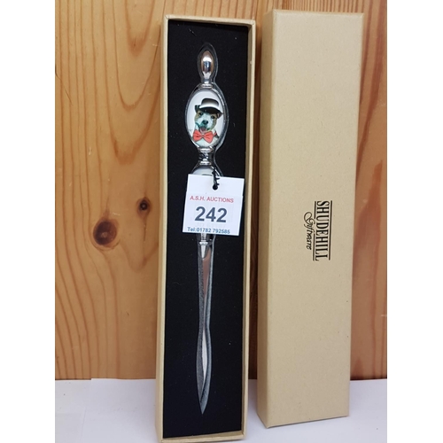 242 - SHUDEHILL DECORATIVE LETTER OPENER (Boxed)