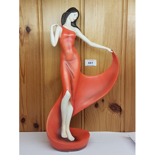 441 - DECO LADY FIGURE