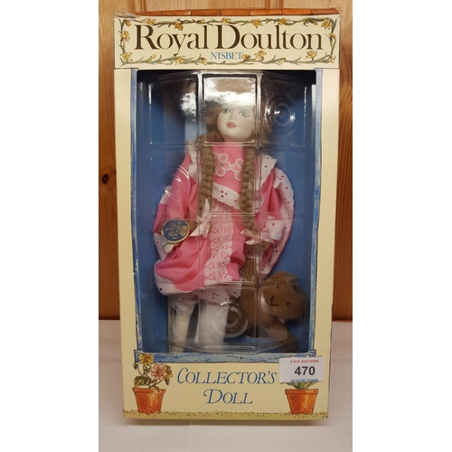 470 - ROYAL DOULTON NISBIT DOLL 