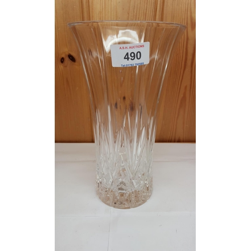 490 - LEAD CRYSTAL Large VASE