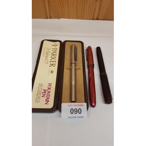 90 - PARKER PEN (Boxed) Plus TWO OTHERS