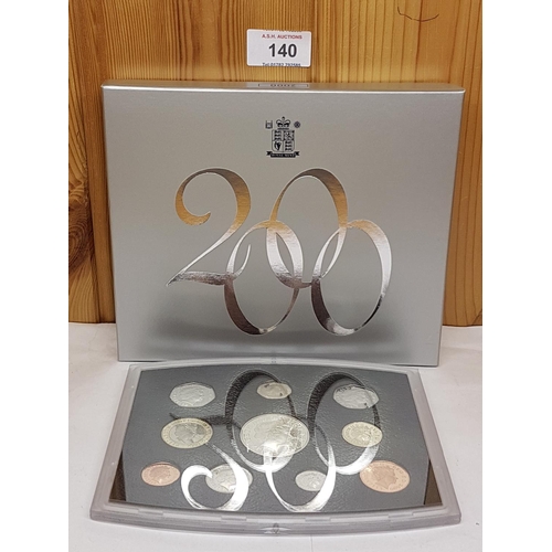 140 - ROYAL MINT PROOF COIN SET (Year 2000)