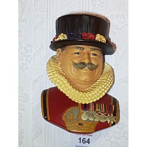 164 - BOSSON'S CHALKWARE WALL BUST 