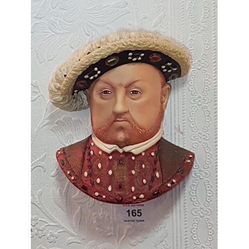 165 - BOSSON'S CHALKWARE WALL BUST 