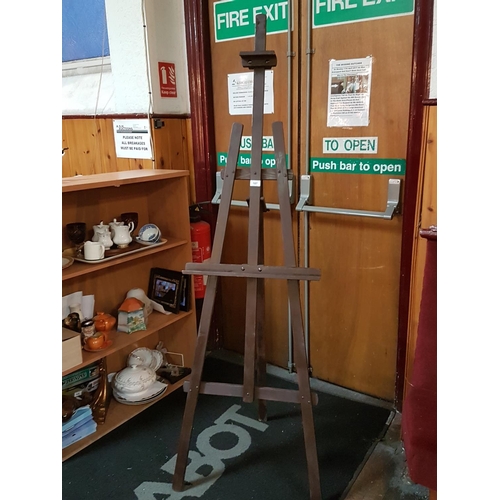 187 - WOODEN Extra Large FLOOR STANDING EASEL