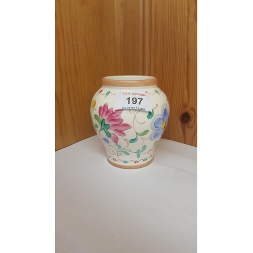 197 - CROWN DEVON VASE c1940s