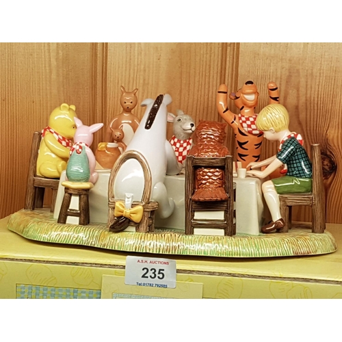 235 - ROYAL DOULTON Extra Large 32cm  WINNIE THE POOH TABLEAU 