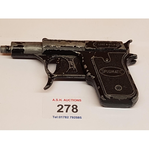 278 - LONE STAR SPUN GUN c1950s