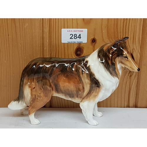 284 - ROYAL DOULTON Medium 12.7cm MODEL OF A COLLIE 