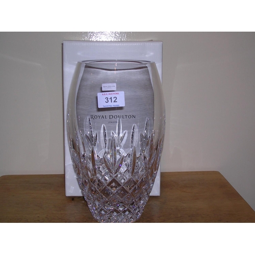 312 - ROYAL DOULTON CRYSTAL Large 10