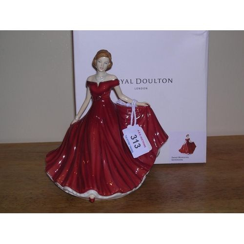 313 - ROYAL DOULTON 21.0cm FIGURINE 