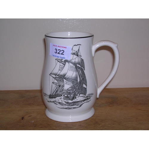 322 - WEDGWOOD CHINA Large  TANKARD