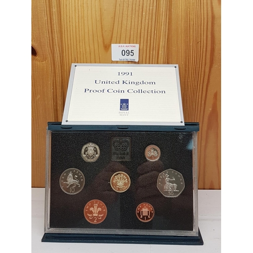 95 - ROYAL MINT PROOF COIN COLLECTION 1991