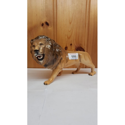 98 - BESWICK Large 14cm MODEL OF A LION (Facing Left) Model No 2089 1967/84 Designed By Mr Graham Tongue