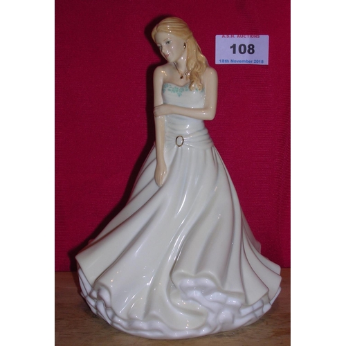 108 - ROYAL DOULTON Large 17.5cm FIGURINE 