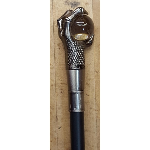 120H - CLAW SWAGGERING CANE 92cm (801269092993) (As New, Original Box)