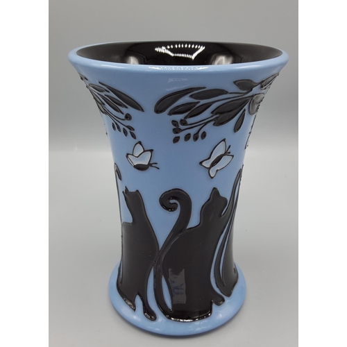 35A - MOORCROFT 15cm VASE (Shape No 158/6) 