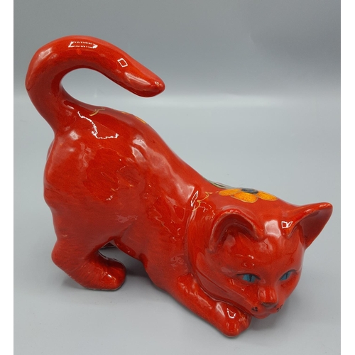 42 - ANITA HARRIS ART POTTERY MODEL OF A CAT