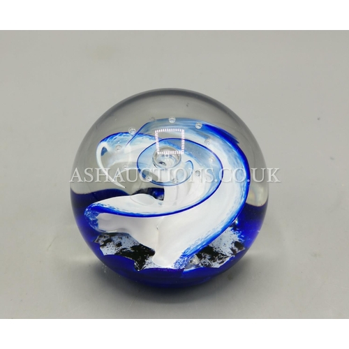 383 - SELKIRK GLASS PAPERWEIGHT