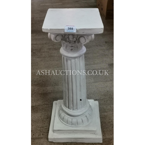 388 - PARIAN WARE PLINTH (Please Note This Lot Will NOT Be POSTED!!! ,Pick Up ONLY !!!!!)