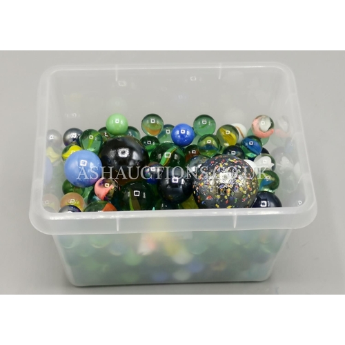 613 - TUB OF MARBLES (Please Note This Lot Will NOT Be POSTED!!! ,Pick Up ONLY !!!!!)