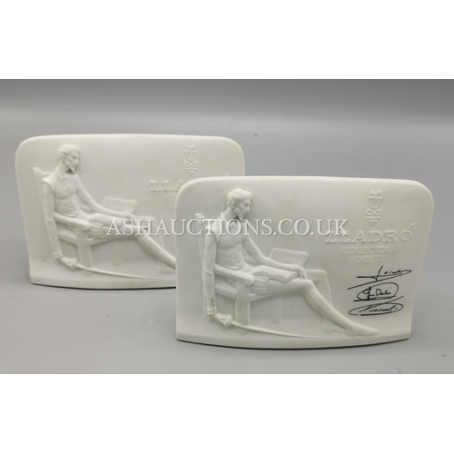 60B - LLADRO POINT OF SALES MEMBER PLAQUES (2)