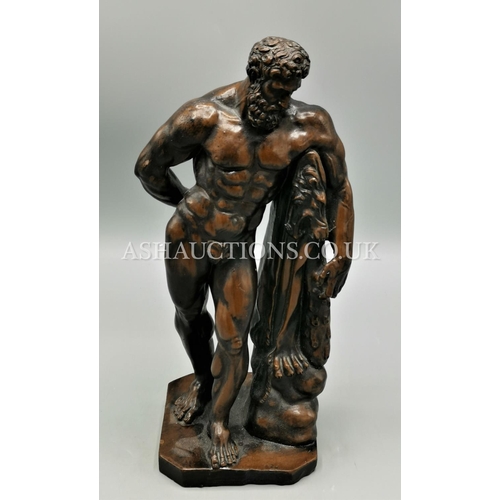 105 - BRONZE EFFECT Large MALE FIGURE