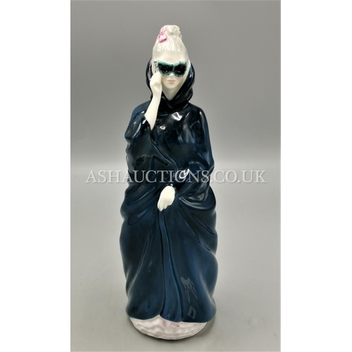 110A - ROYAL DOULTON Large 21.6cm FIGURINE 'MASQUE' HN 2554A 1975/82 Designed by D.V. Tootle.
(Charlton Sta... 