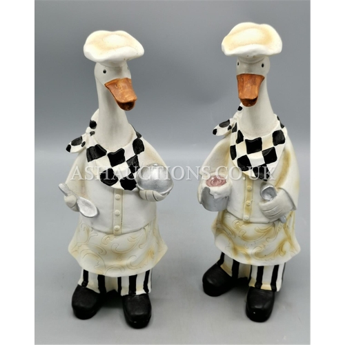 54 - COMICAL CHEF DUCKS (2)