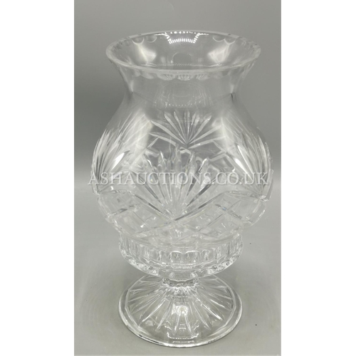 55 - CRYSTAL Large HURRICANE LAMP