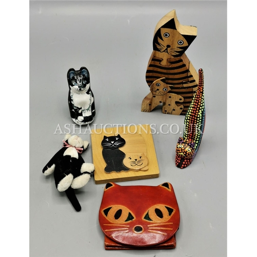 574 - COLLECTION OF CAT MEMORABILIA