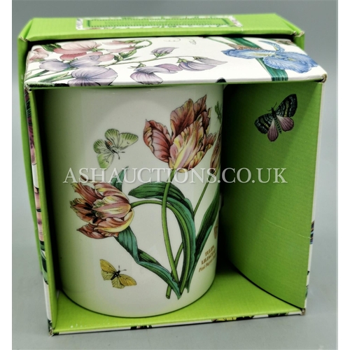 586 - PORTMEIRION CHINA MUG IN THE BOTANIC GARDEN DESIGN (Original Box)