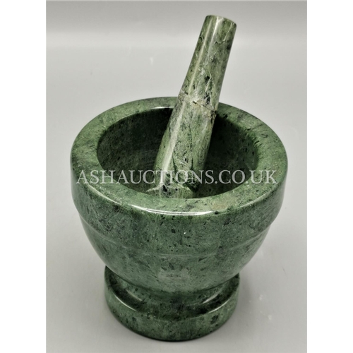 588 - STONE PESTLE AND MORTAR