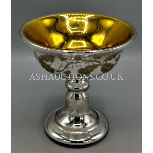 593 - MERCURY GLASS BOWL