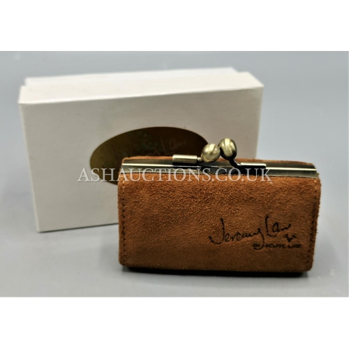 80A - JEREMY LAW DEERSKIN PURSE (In original presentation box)