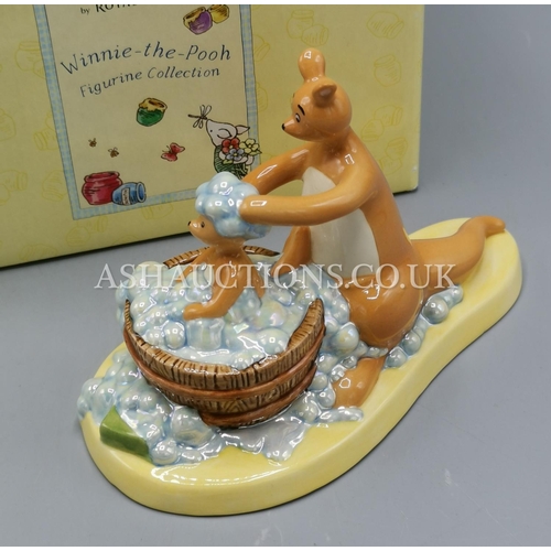 9 - ROYAL DOULTON FIGURINE 'A CLEAN LITTLE ROO IS BEST!' WP 54 From The WINNIE THE POOH BATHTIME COLLECT... 