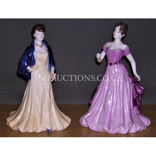 347 - COALPORT FIGURINES (2)