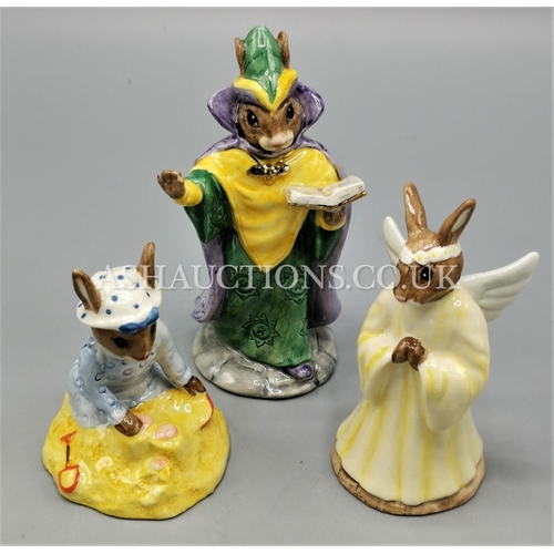 355 - ROYAL DOULTON BUNNYKINS FIGURINES (3) 