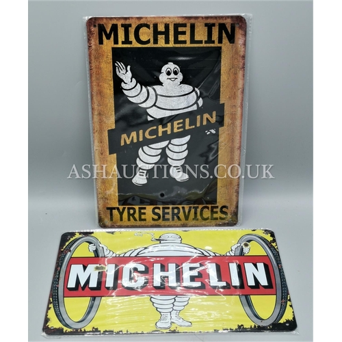 373 - METAL MICHELIN SIGNS (2).
Please Note This Lot WILL NOT BE PACKED OR POSTED...PICK UP ONLY )