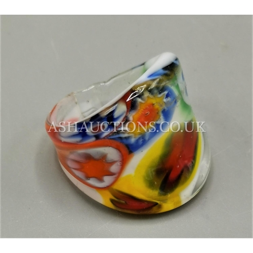 418 - MURANO GLASS RING