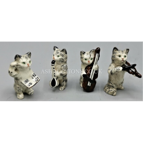 430 - BESWICK CHARACTER CAT MODELS (4) FROM THE CAT BAND COLLECTION