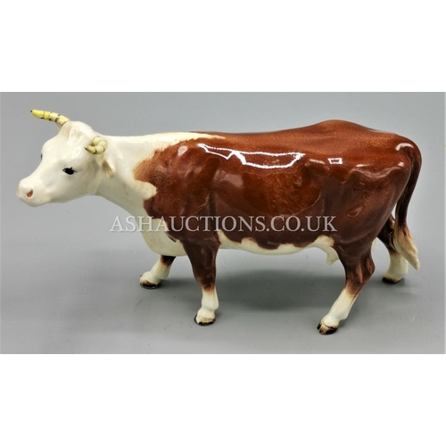 433 - BESWICK MODEL OF A COW (Some Restoration)