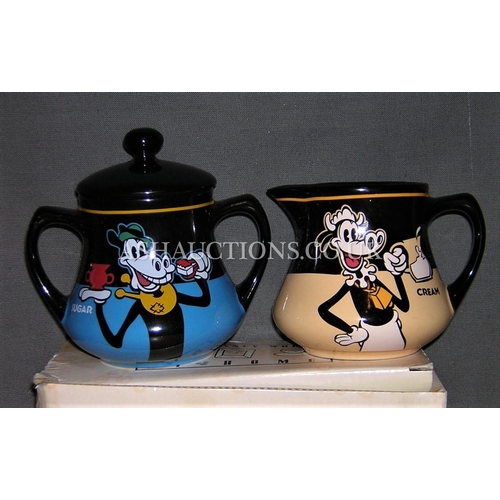 443 - DISNEY CREAM JUG & LIDDED SUGAR (Original Box)