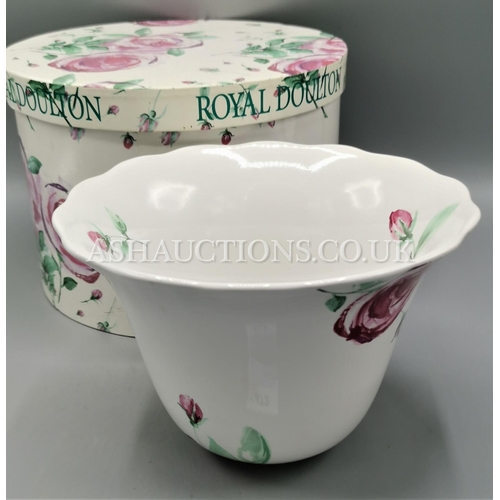 472 - ROYAL DOULTON CHINA VASE (Original Box)