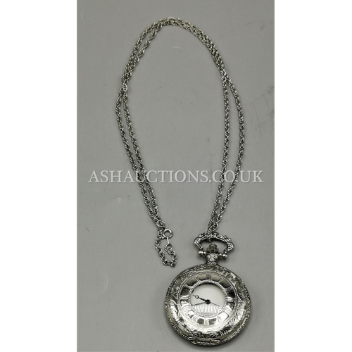 494 - LADIES POCKET WATCH On CHAIN