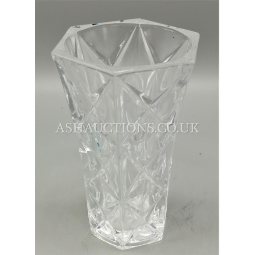 497 - LEAD CRYSTAL VASE