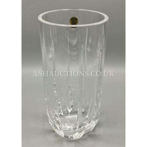 514 - ROYAL CROWN ROCK ITALIA Large 24cm GLASS VASE