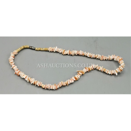 522 - PINK & WHITE CORAL NECKLACE